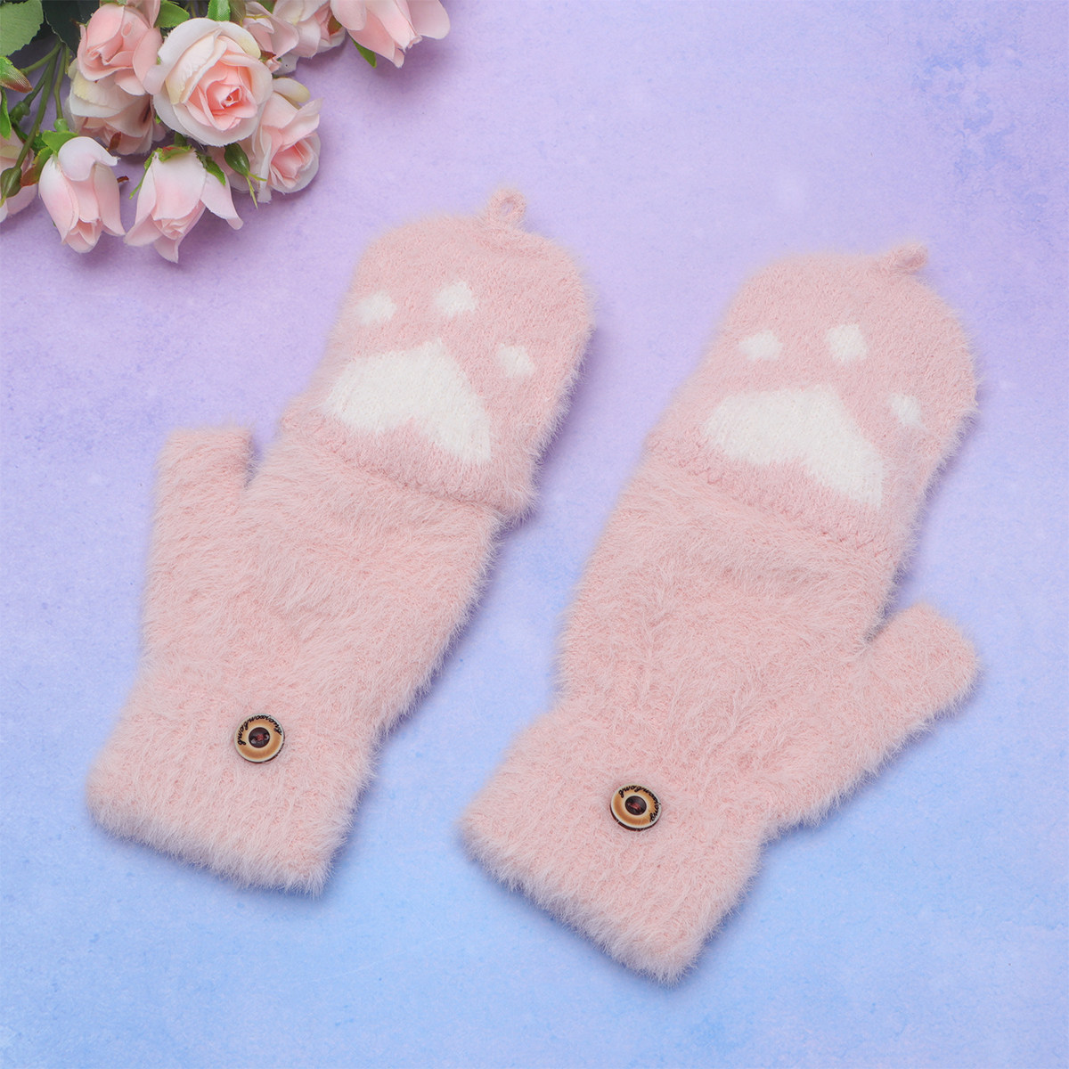 Kids Outdoor Play Ideas - 1Pair Kids Warm Lined Gloves Soft