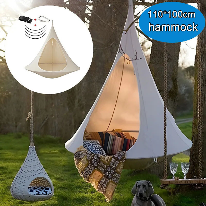 Outdoor Tent Playhouse - Outdoor Waterproof hammock Double Cacoon Hanging
