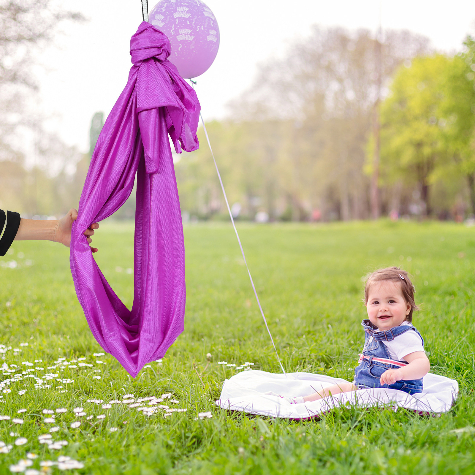 Kids Outdoor Yoga - 1Set Yoga Hanging Hammock High-Class Material