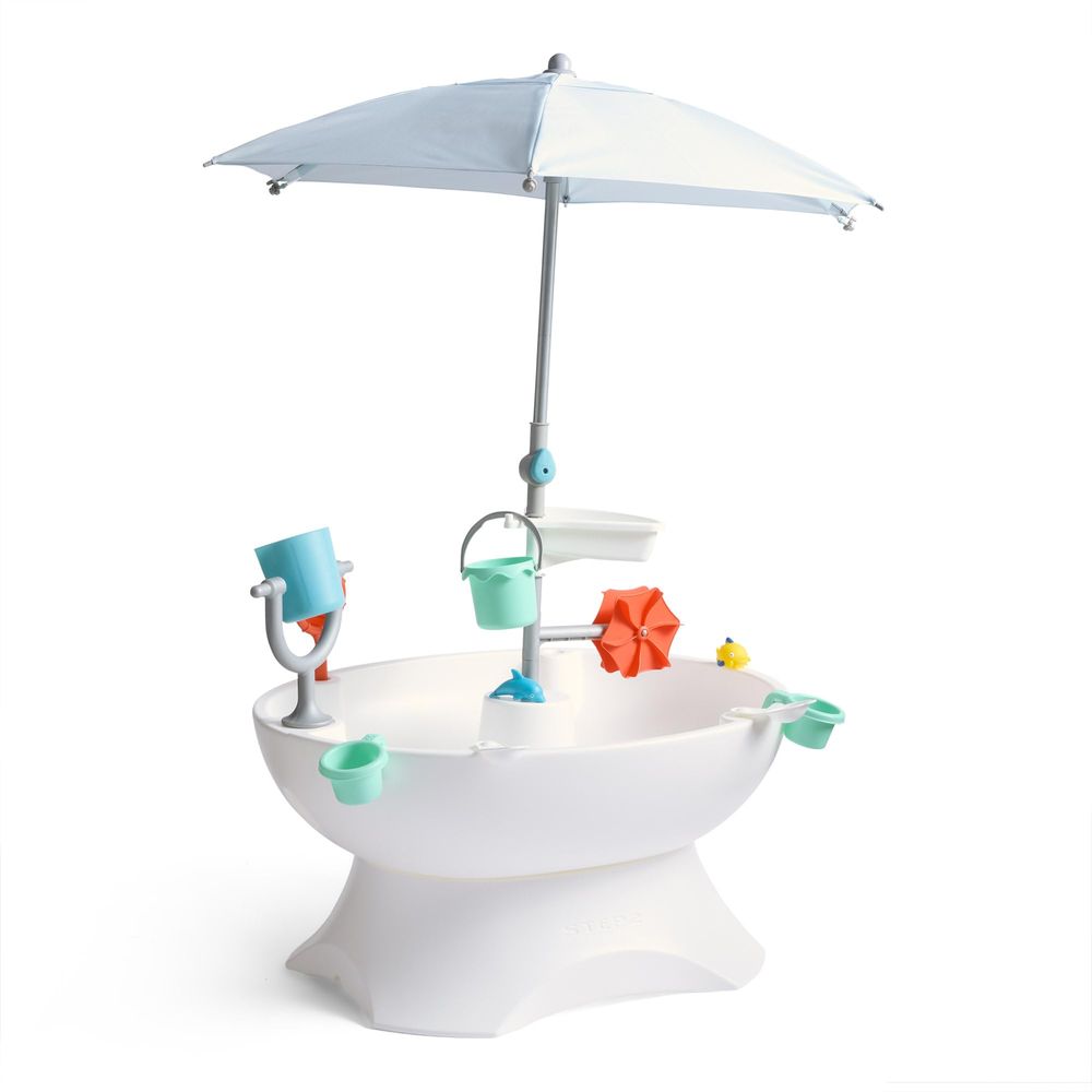 Kids Outdoor Table With Umbrella - Sunshine Springs Splash Water Table with