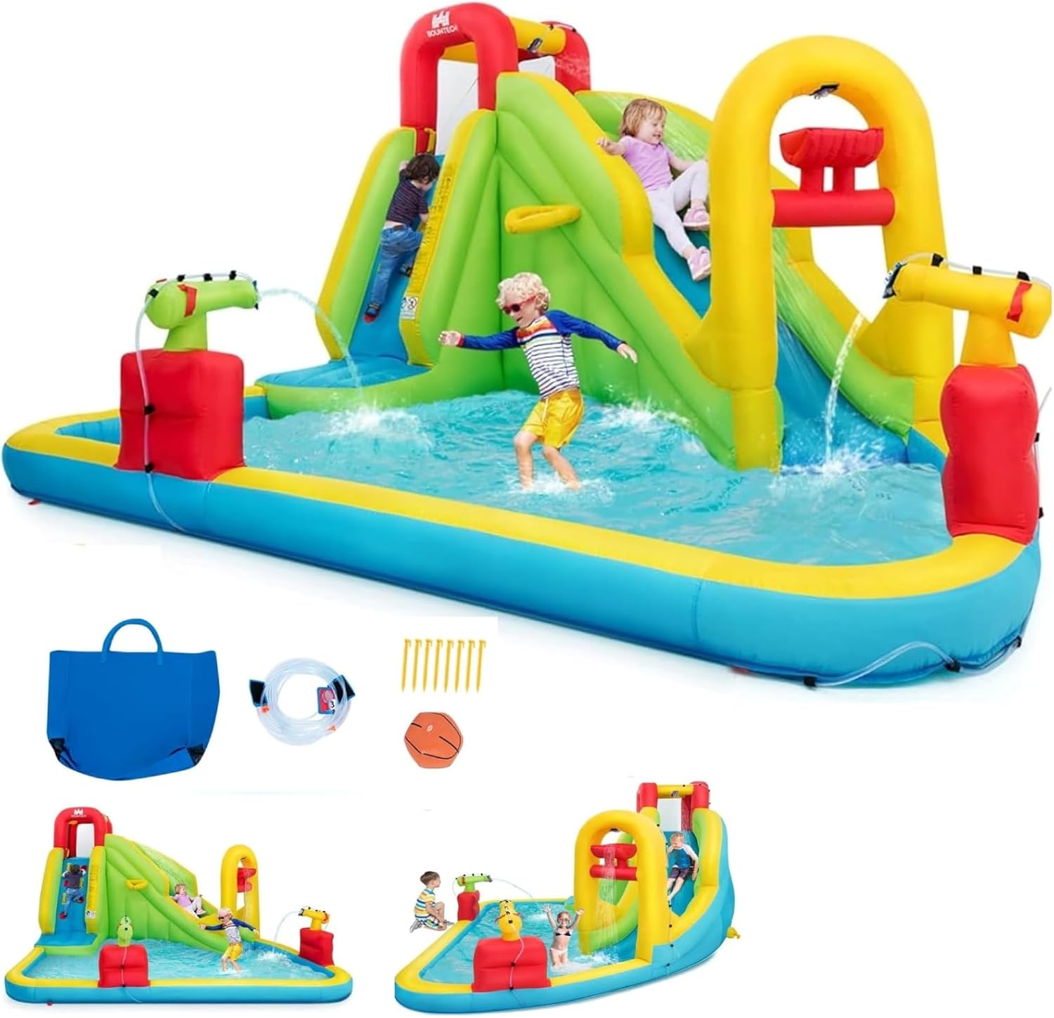 Kids Outdoor Climber - Mega Inflatable Water Park Bouncy Castle