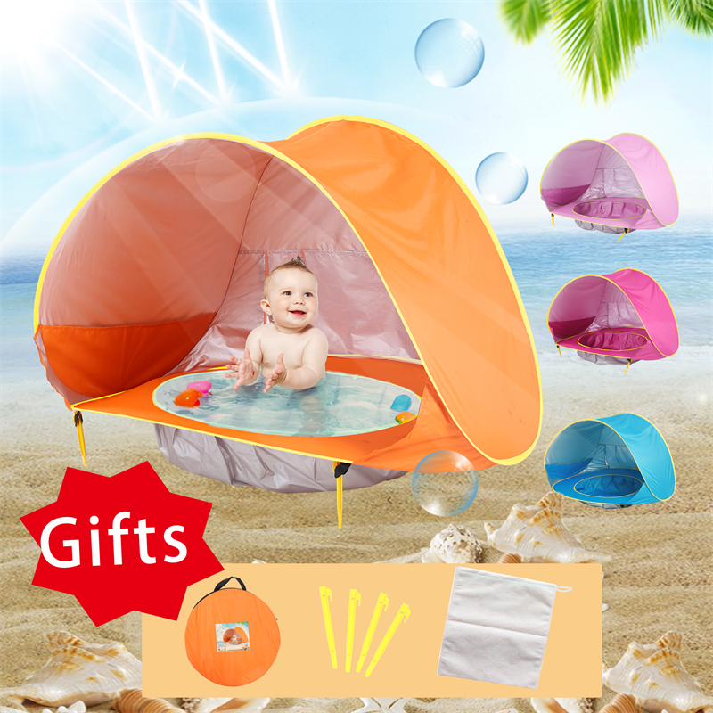 Baby Beach Tent Portable Shade - Outdoor Tent Playhouse recension och pris
