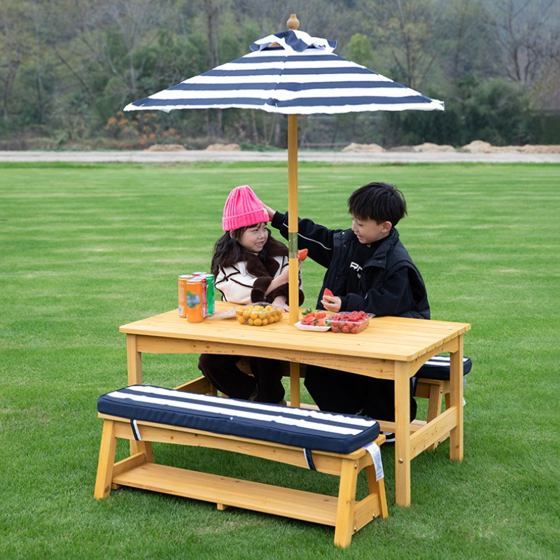 Manufactory Kids Outdoor Loung - Kids Outdoor Bench With Umbrella recension och pris