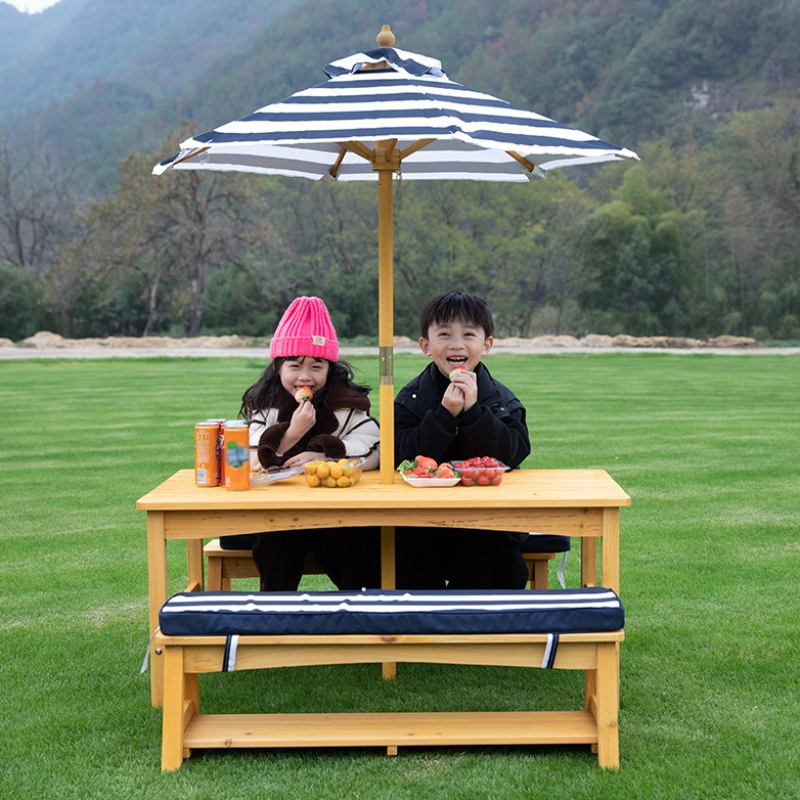 Manufactory Kids Outdoor Loung - Kids Outdoor Bench With Umbrella recension och pris