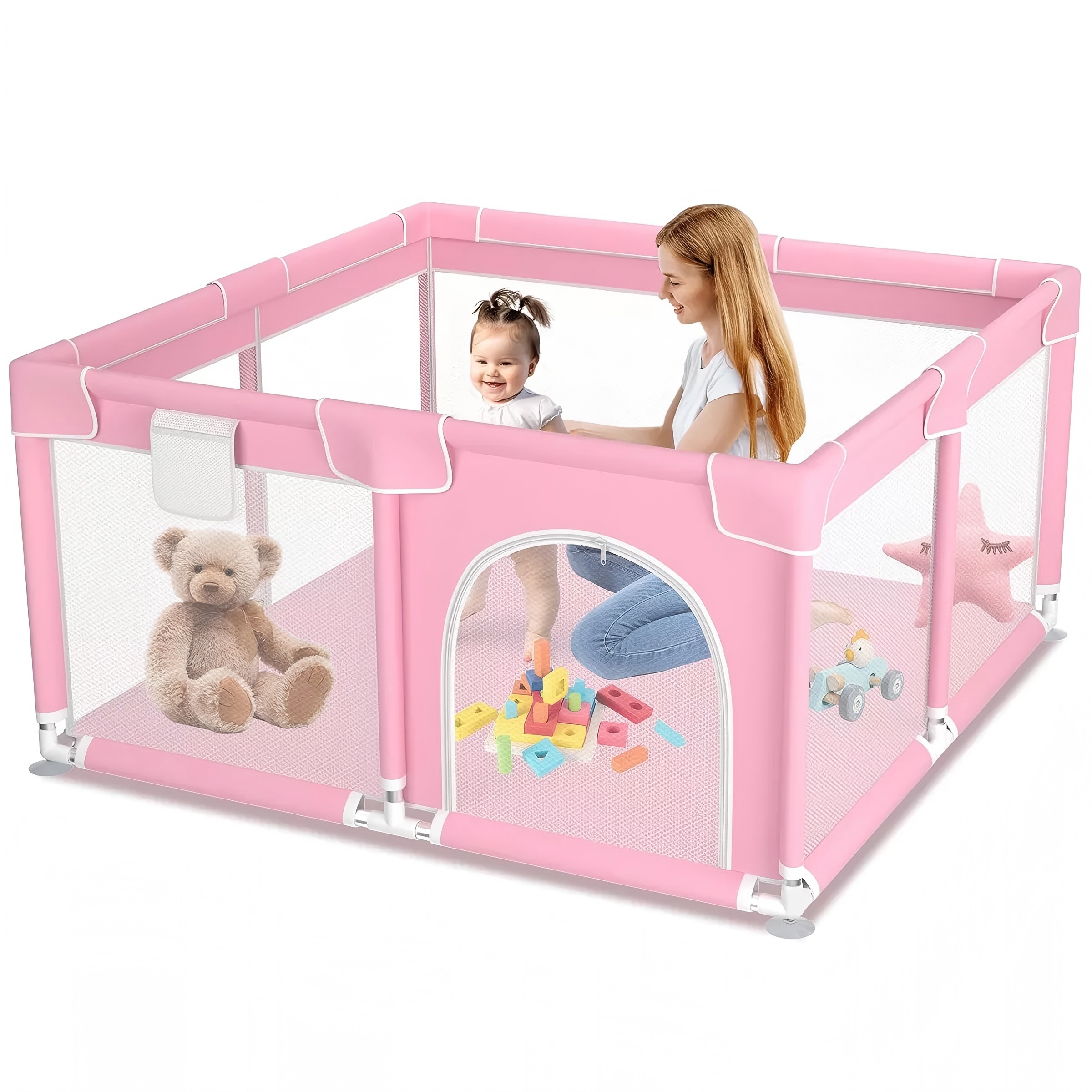 Baby Playpen, Extra Large Play - Kids Outdoor Fence recension och pris