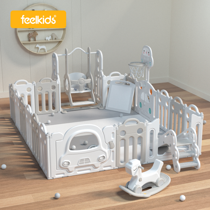 Feiqitoy Plastic Playard Porta - Kids Indoor Outdoor Games recension och pris