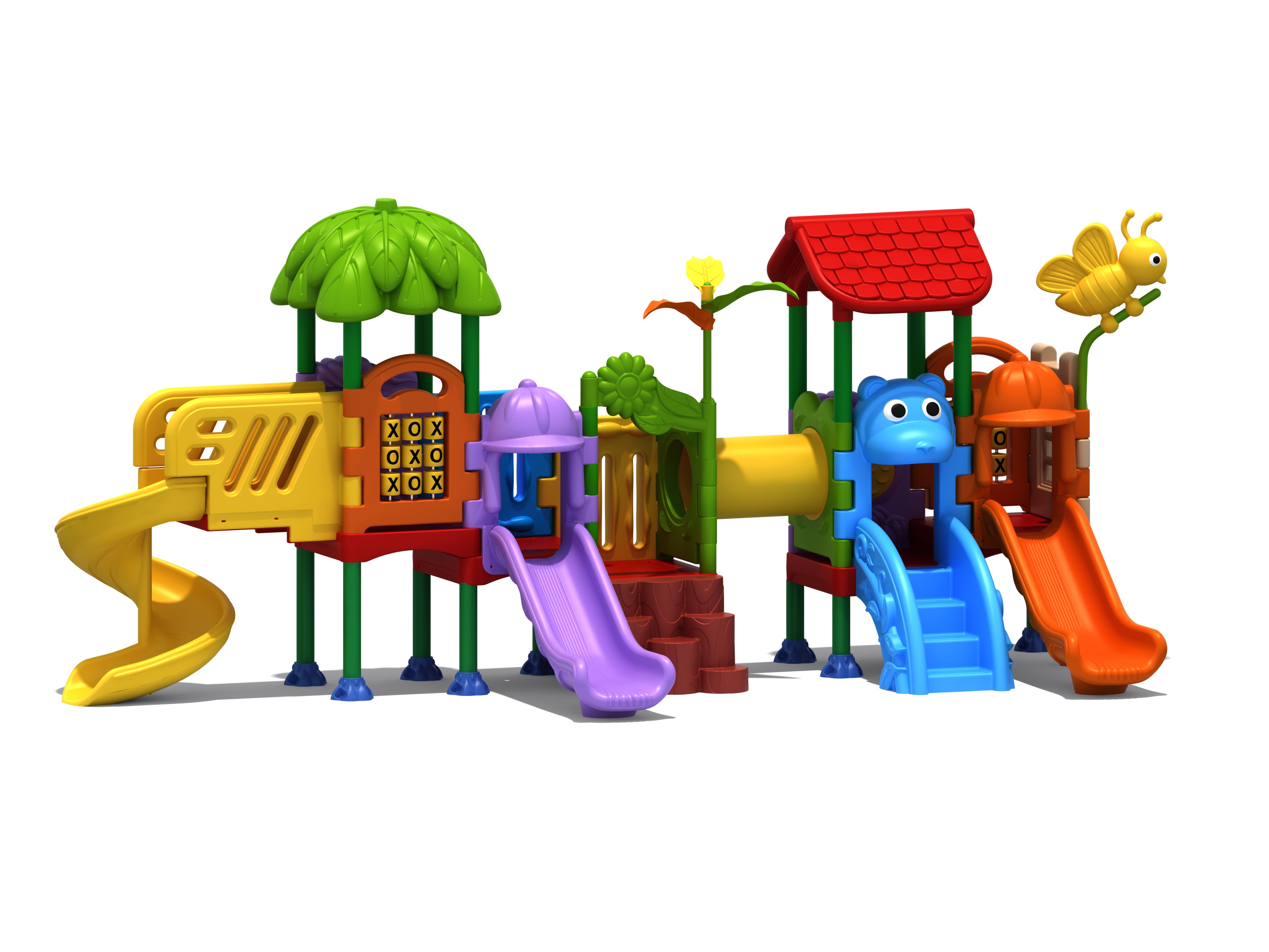 KID Playground Playhouse Sets  - Kids Outdoor Slide Set recension och pris