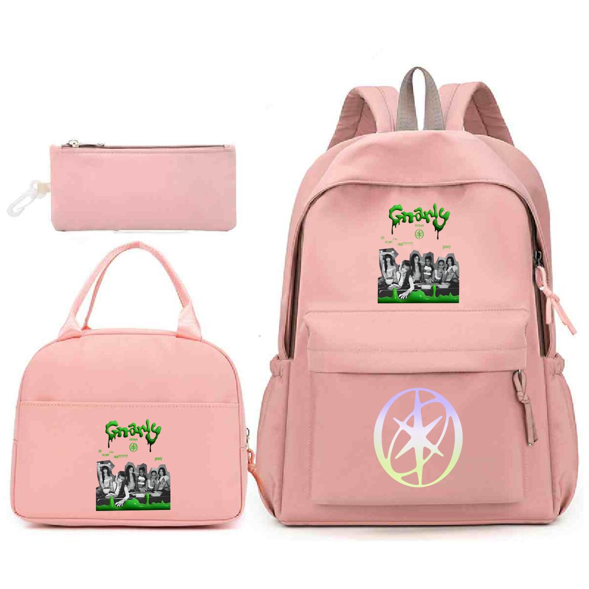 Casual Katseye Print Three Pie - Kids Outdoor Backpack recension och pris
