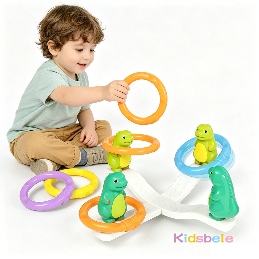 Kids Dinosaur Ring Toss Wobbly - Kids Indoor Outdoor Games recension och pris
