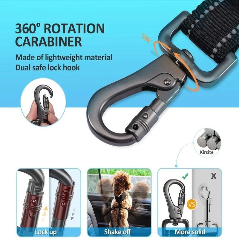 Adjustable Pet Dog Car Seat Be - Swing Seat Belt recension och pris