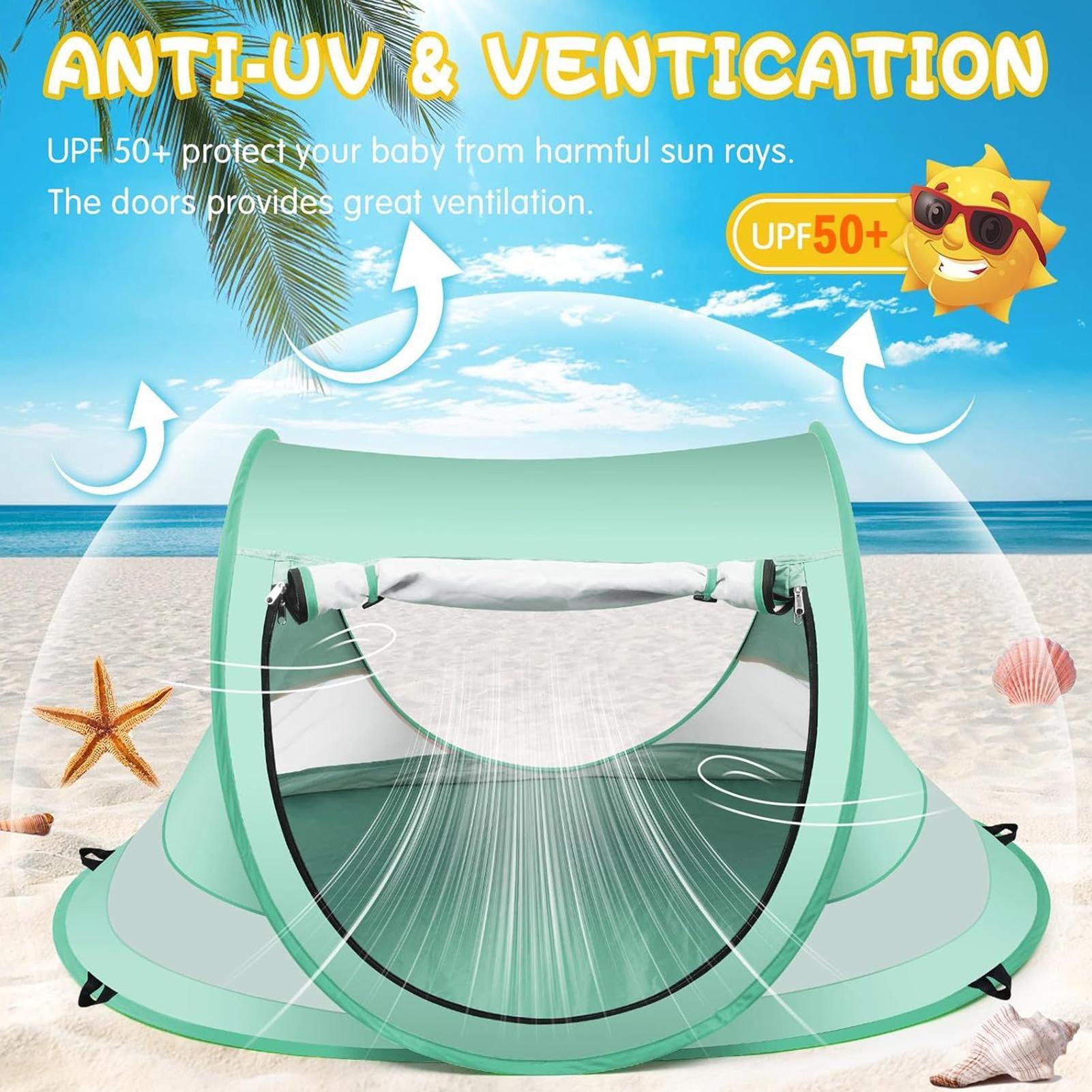 Baby Beach Tent Portable Shade - Outdoor Tent Playhouse recension och pris