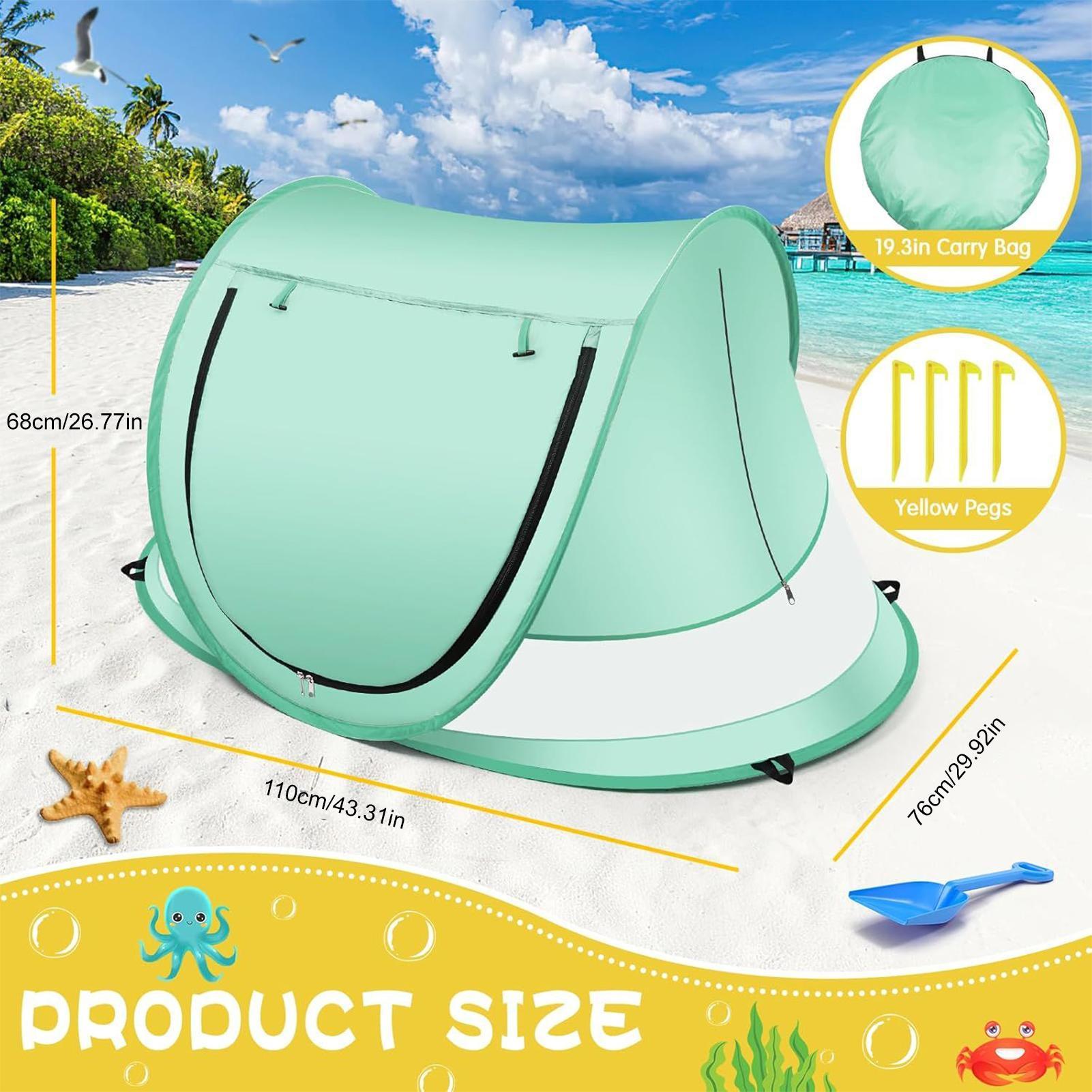 Baby Beach Tent Portable Shade - Outdoor Tent Playhouse recension och pris