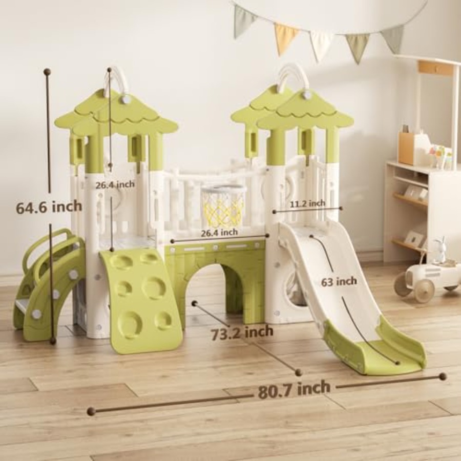 9 in 1 Toddler Slide, Kids Sli - Kids Outdoor Climber recension och pris