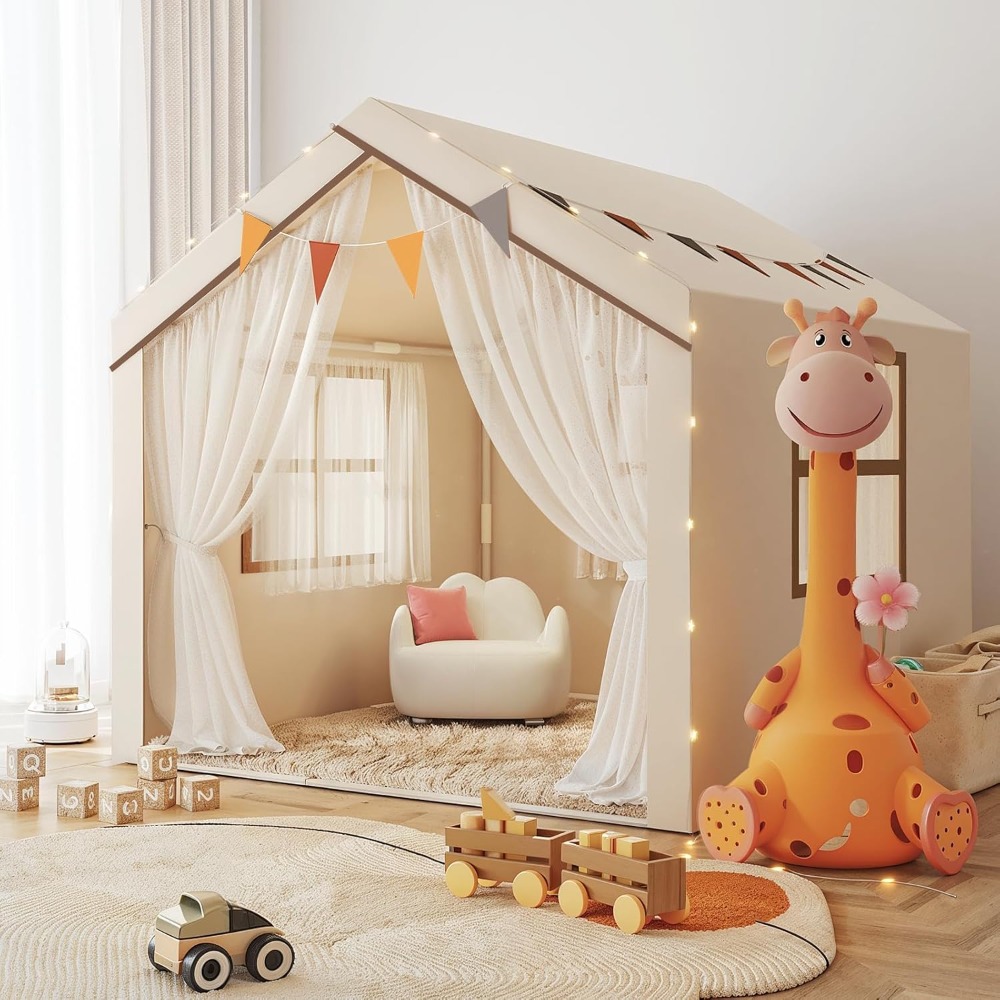 US Shipping Kids Play Tent wit - Kids Outdoor Teepee recension och pris