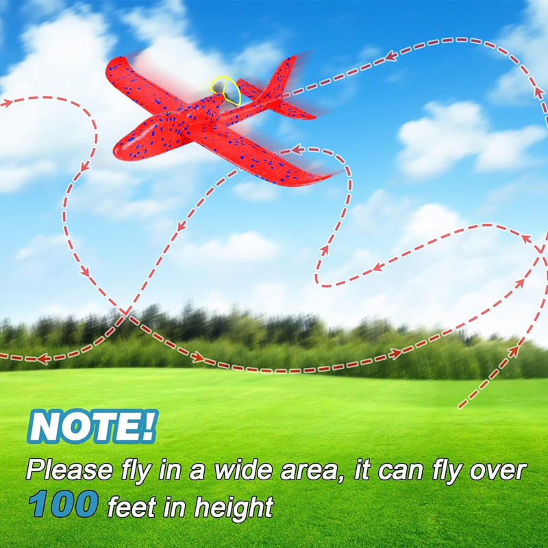 Electric Foam Plane Glider Han - Kids Outdoor Exercise Equipment recension och pris