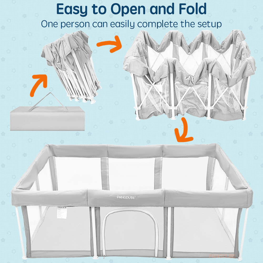 PANGDUBE Easy Folding Hildren' - Kids Outdoor Fence recension och pris