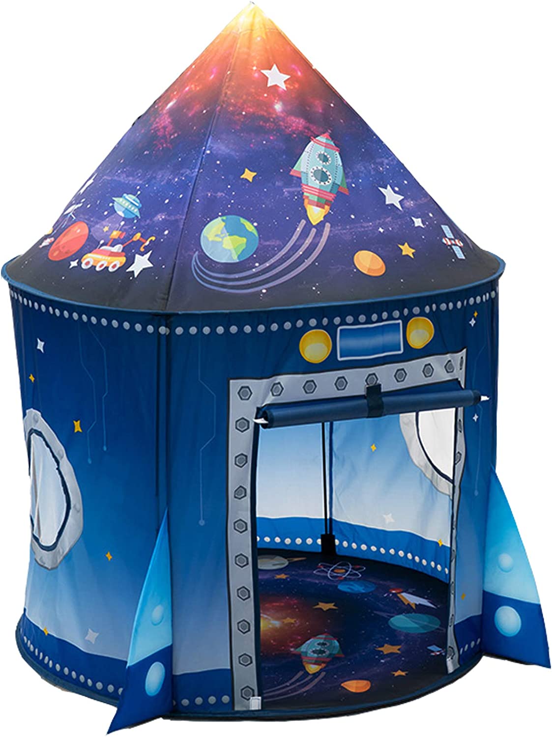 Rocket Ship Kids Tent Pop Up P - Kids Outdoor Teepee recension och pris