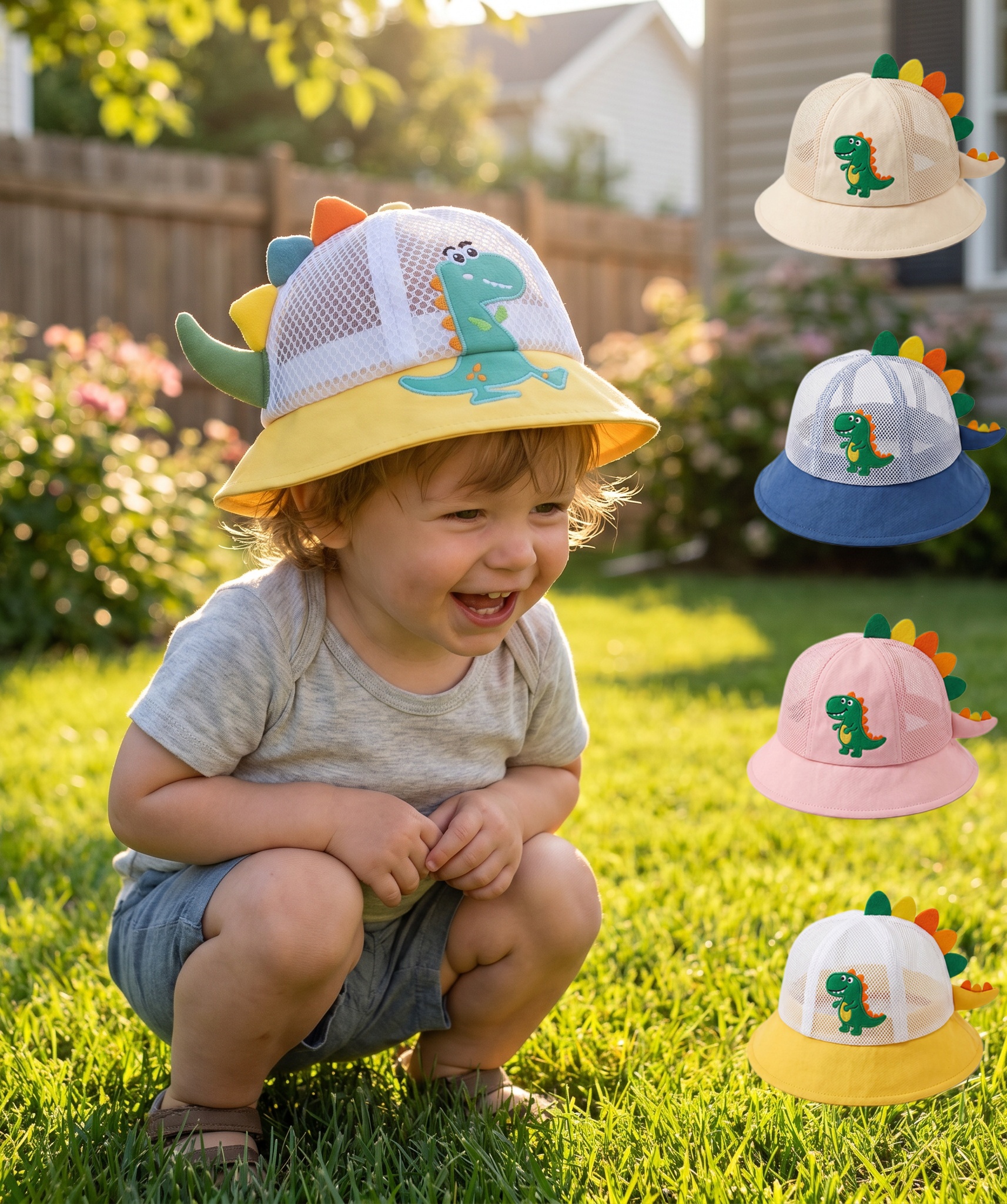 Kids Mesh Hat Boys Sun Protect - Kids Outdoor Lounge Set recension och pris