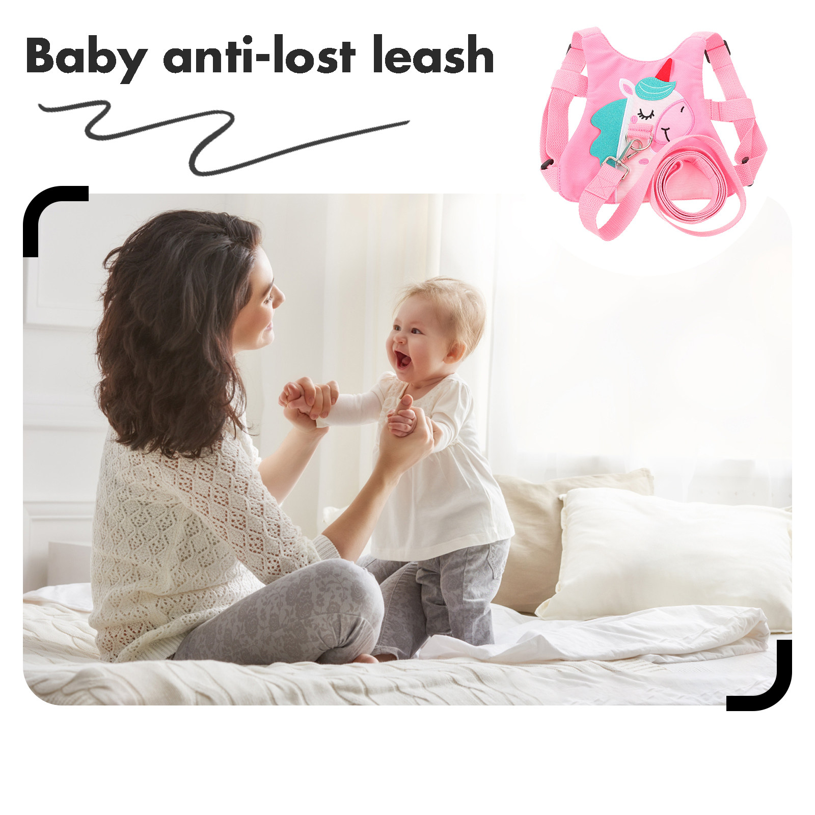 Baby Anti Lost Backpack Harnes - Kids Outdoor Backpack recension och pris