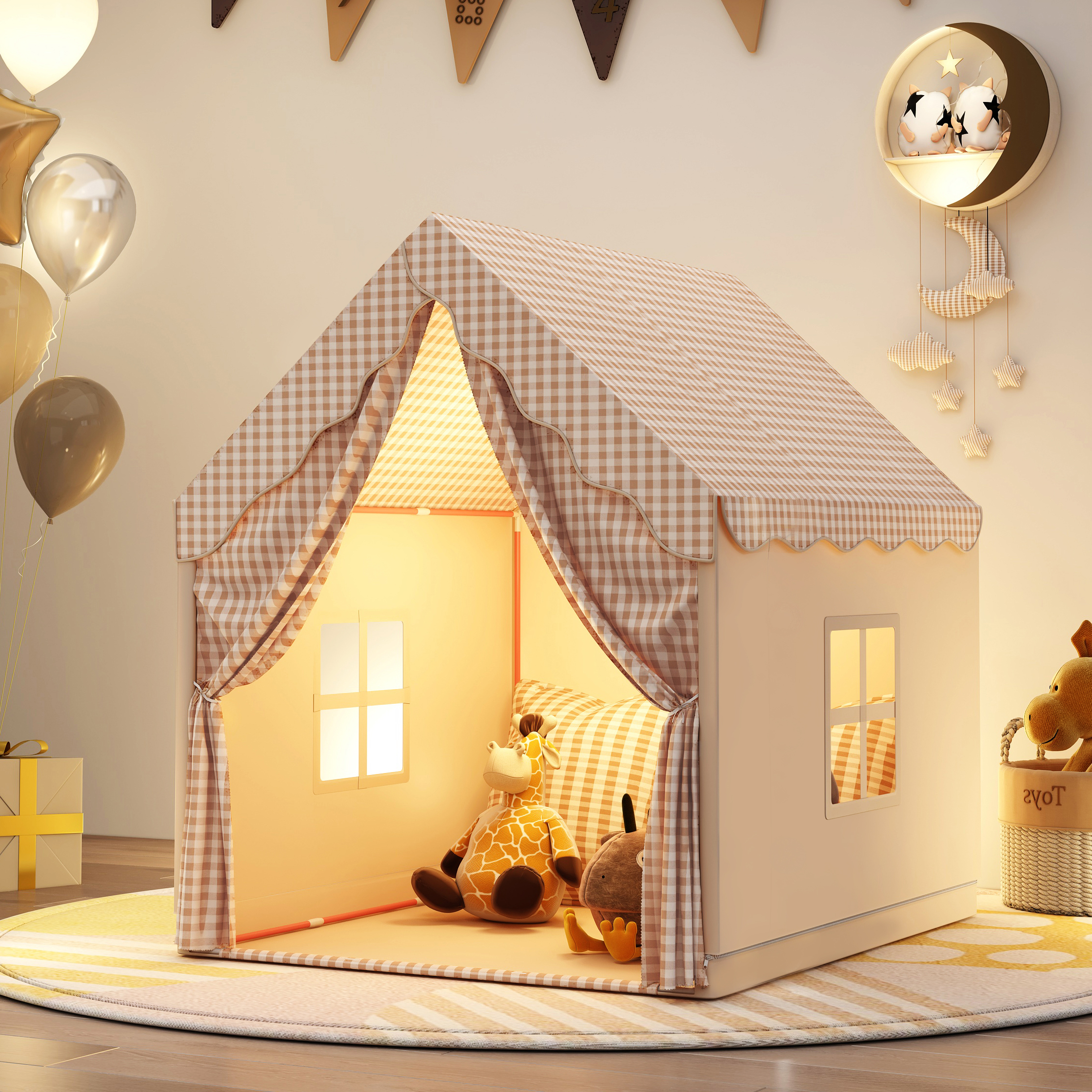 【Outdoor Recreation】Fun Childr - Outdoor Tent Playhouse recension och pris