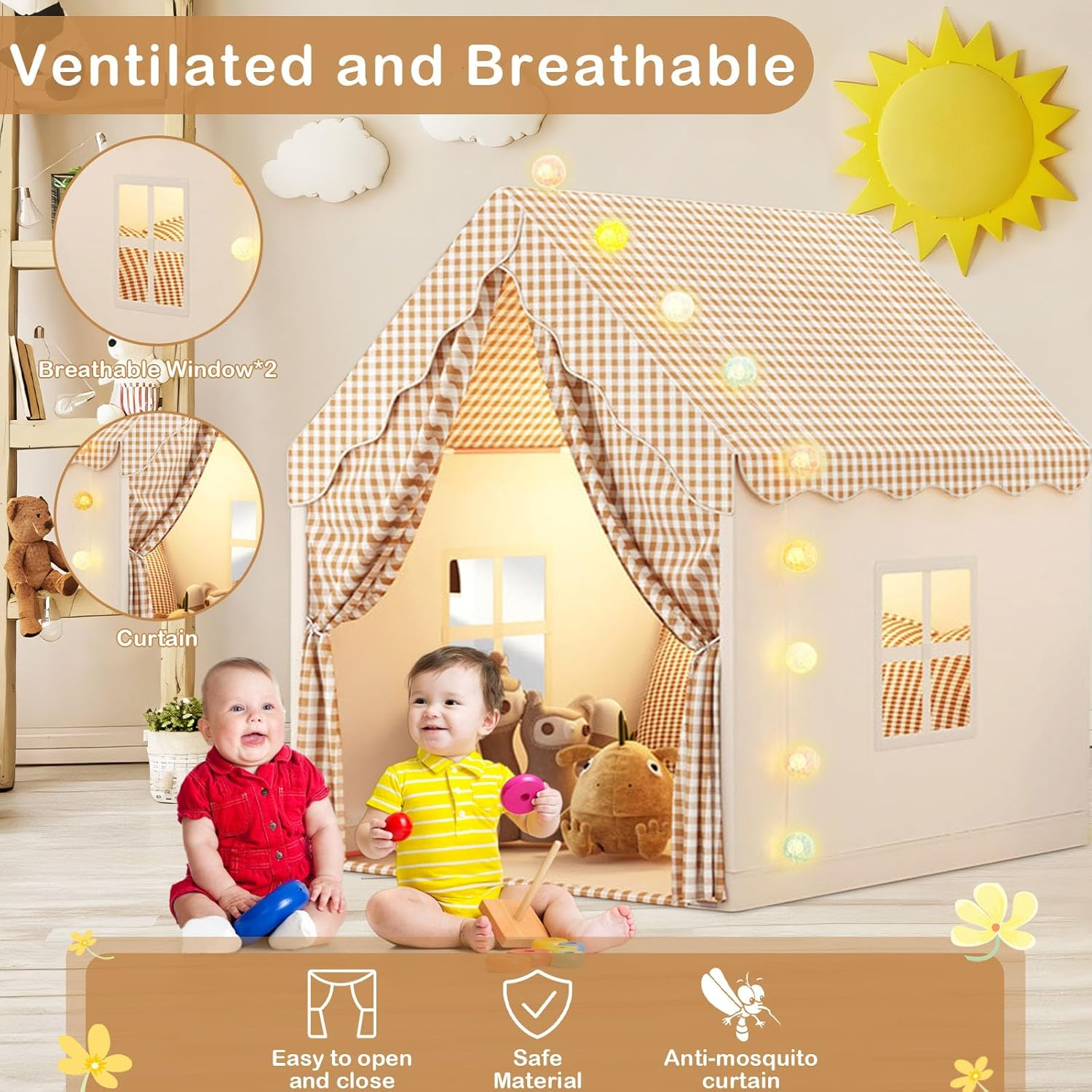 【Outdoor Recreation】Fun Childr - Outdoor Tent Playhouse recension och pris