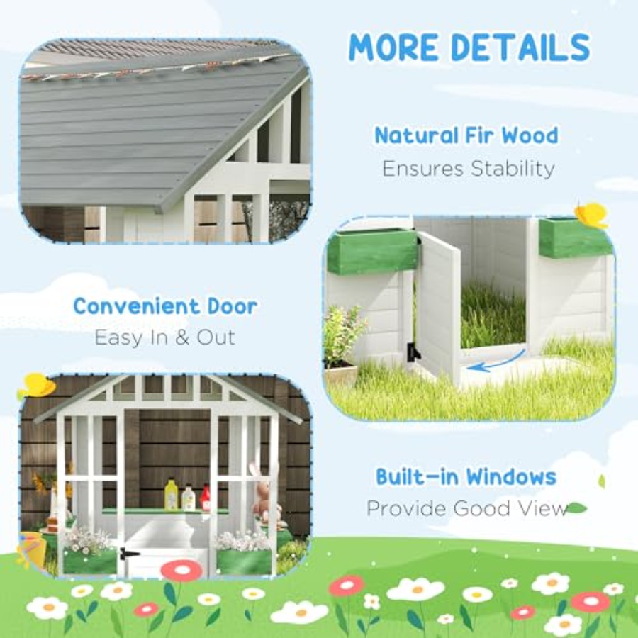 Outdoor playhouse for backyard - Kids Outdoor Climber recension och pris