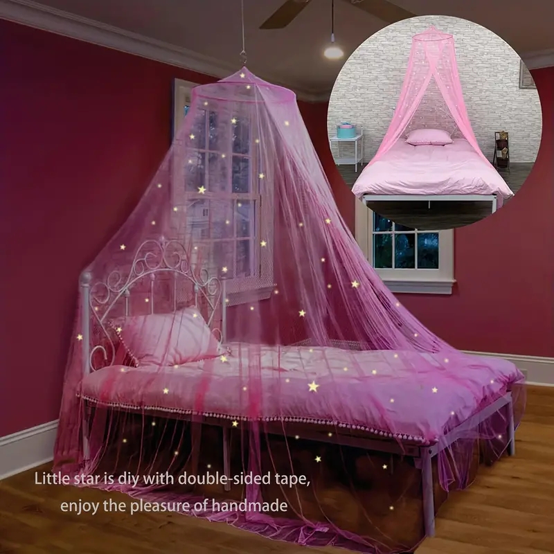 Bed Canopy For Girls With Glow - Outdoor Tent Playhouse recension och pris