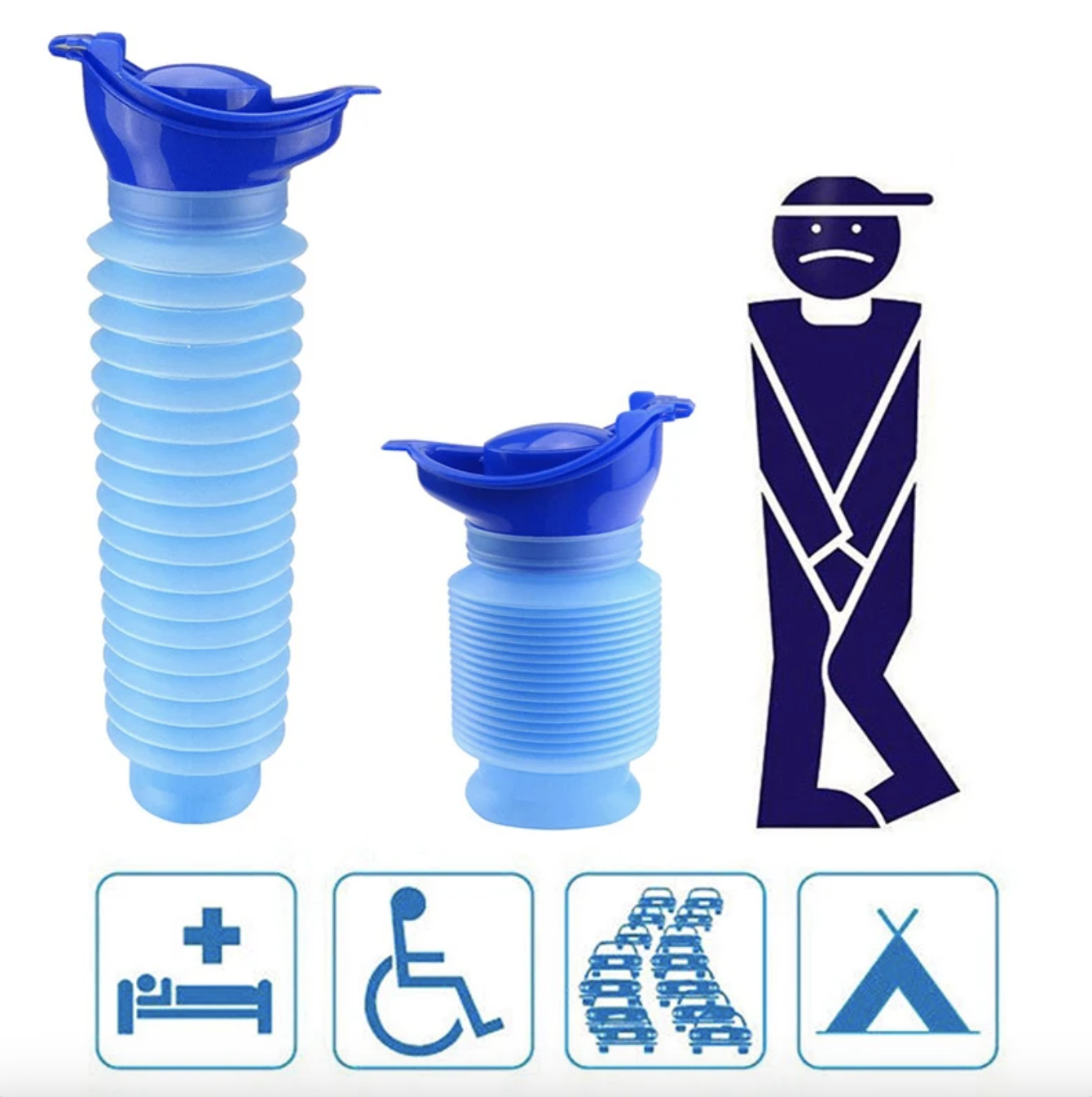 750ML Portable Standing Pee Bo - Kids Outdoor Urinal recension och pris