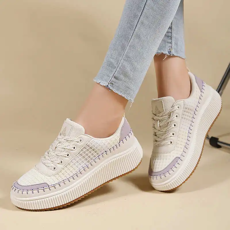 Brown Shoes Woman Flats Autumn - Kids Outdoor Volleyball Shoes recension och pris
