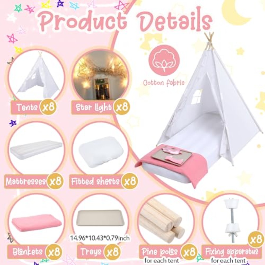 Slumber party teepee tent for  - Kids Outdoor Teepee recension och pris