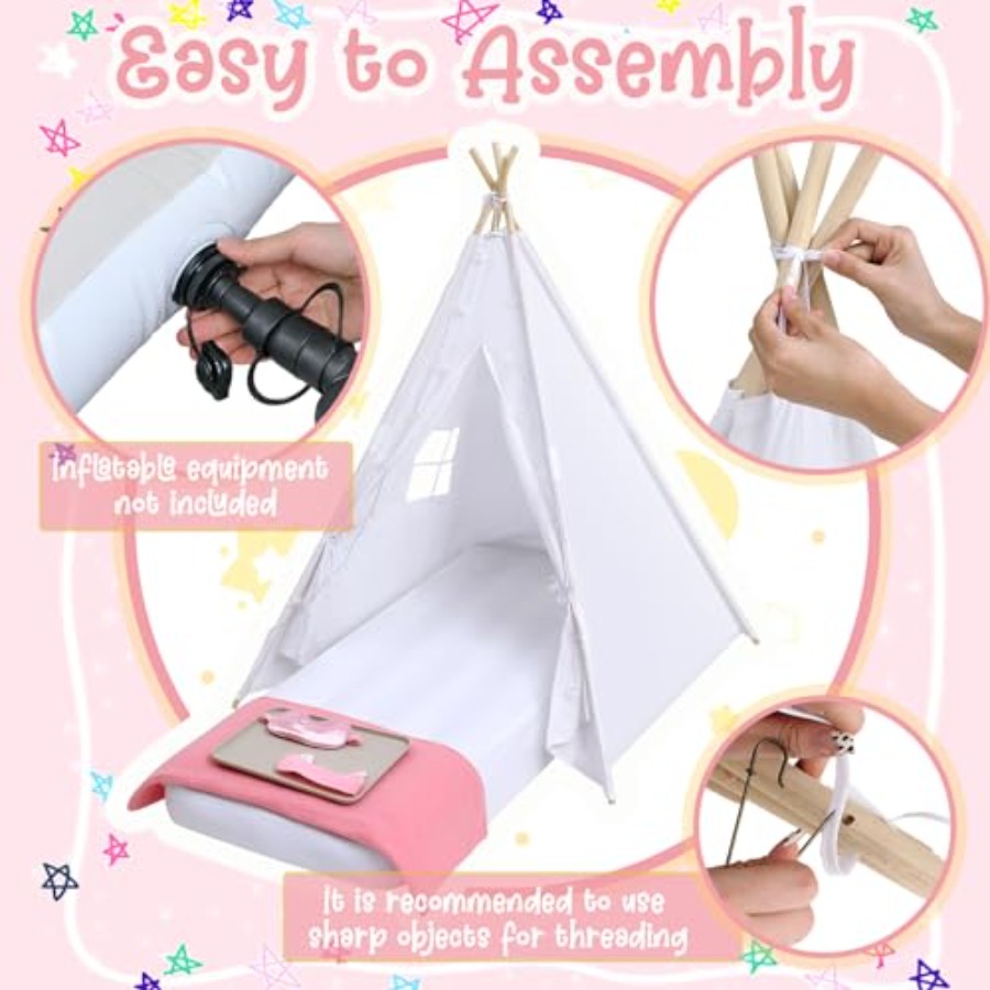 Slumber party teepee tent for  - Kids Outdoor Teepee recension och pris