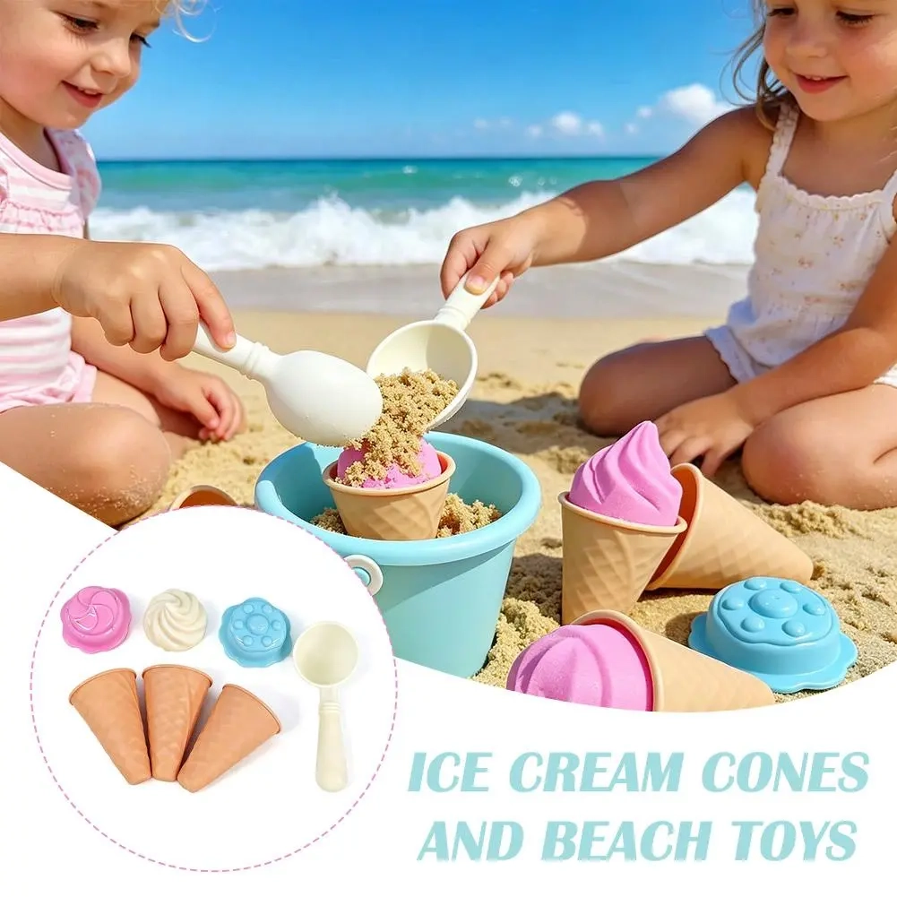 Kids Ice Cream Cone Sand Mold  - Kids Outdoor Exercise Equipment recension och pris