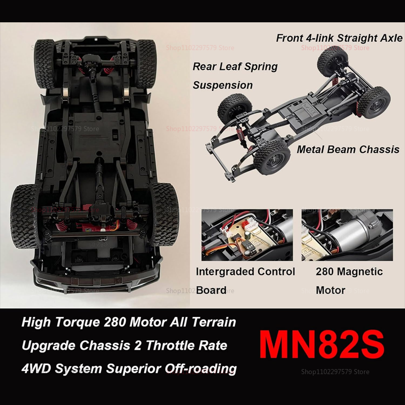 RC Crawler MN82S 1/12 Full Sca - Kids Outdoor Ladder recension och pris
