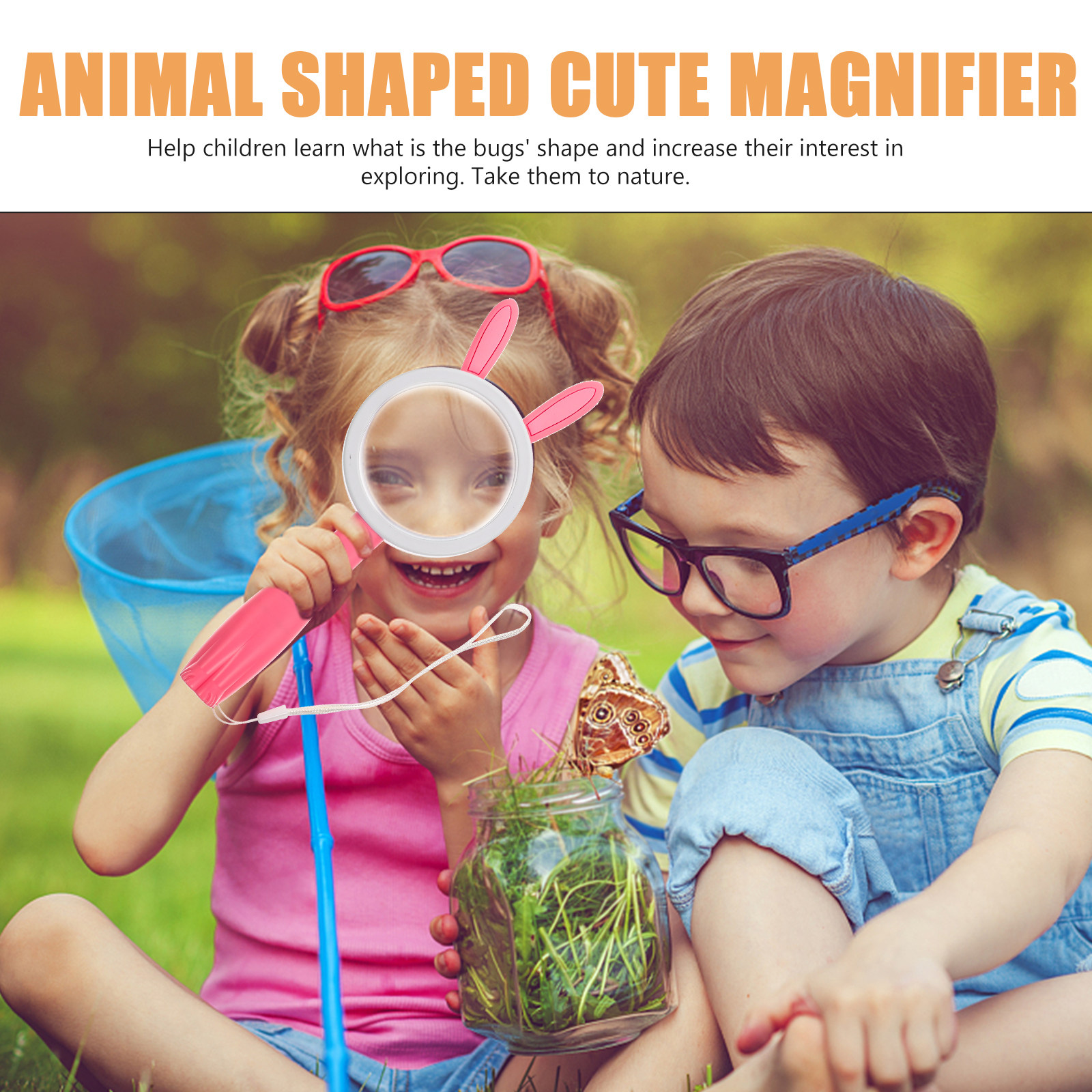 Portable Handheld Magnifying G - Kids Outdoor Nature Toys recension och pris