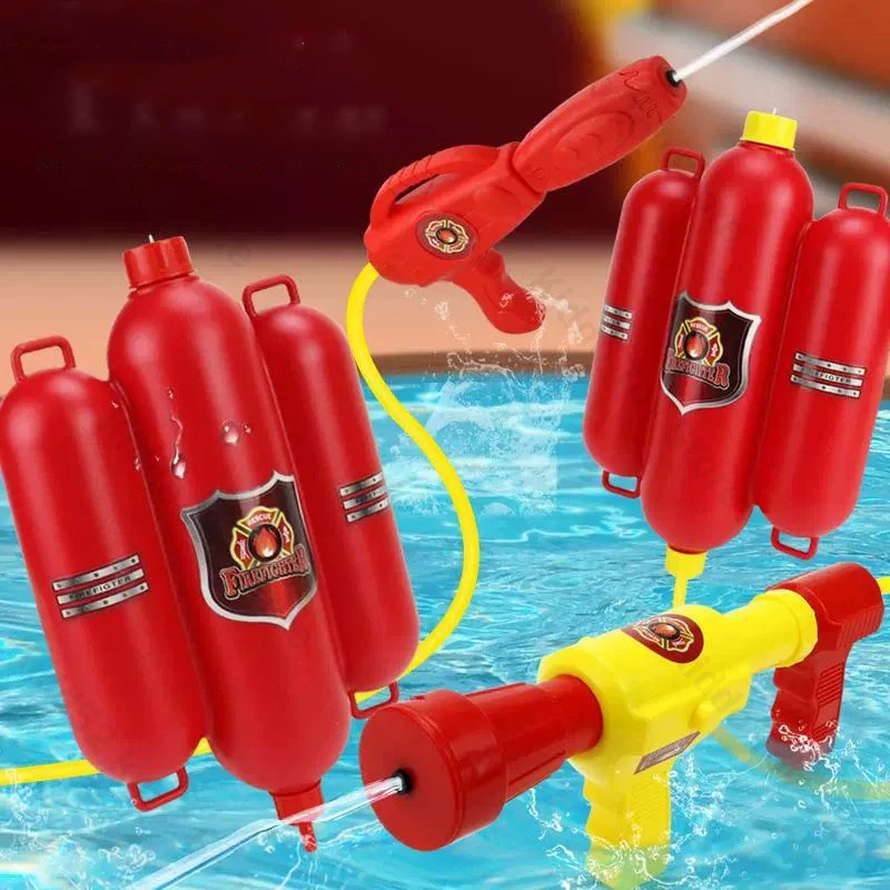 Large Capacity Water Gun Firem - Kids Outdoor Backpack recension och pris