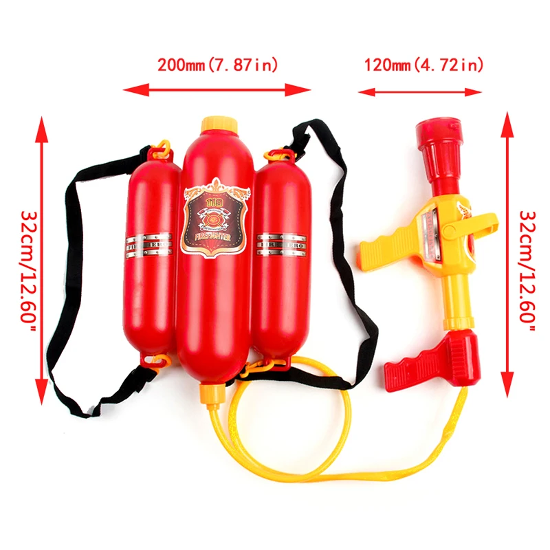 Large Capacity Water Gun Firem - Kids Outdoor Backpack recension och pris