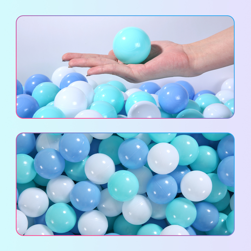 100Pcs Colors Plastic Balls Wa - Kids Outdoor Teepee recension och pris
