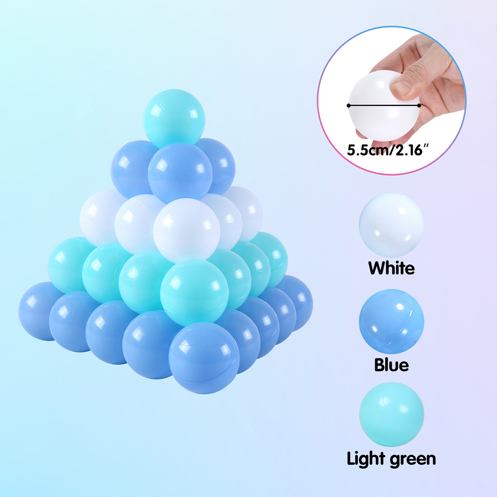 100Pcs Colors Plastic Balls Wa - Kids Outdoor Teepee recension och pris