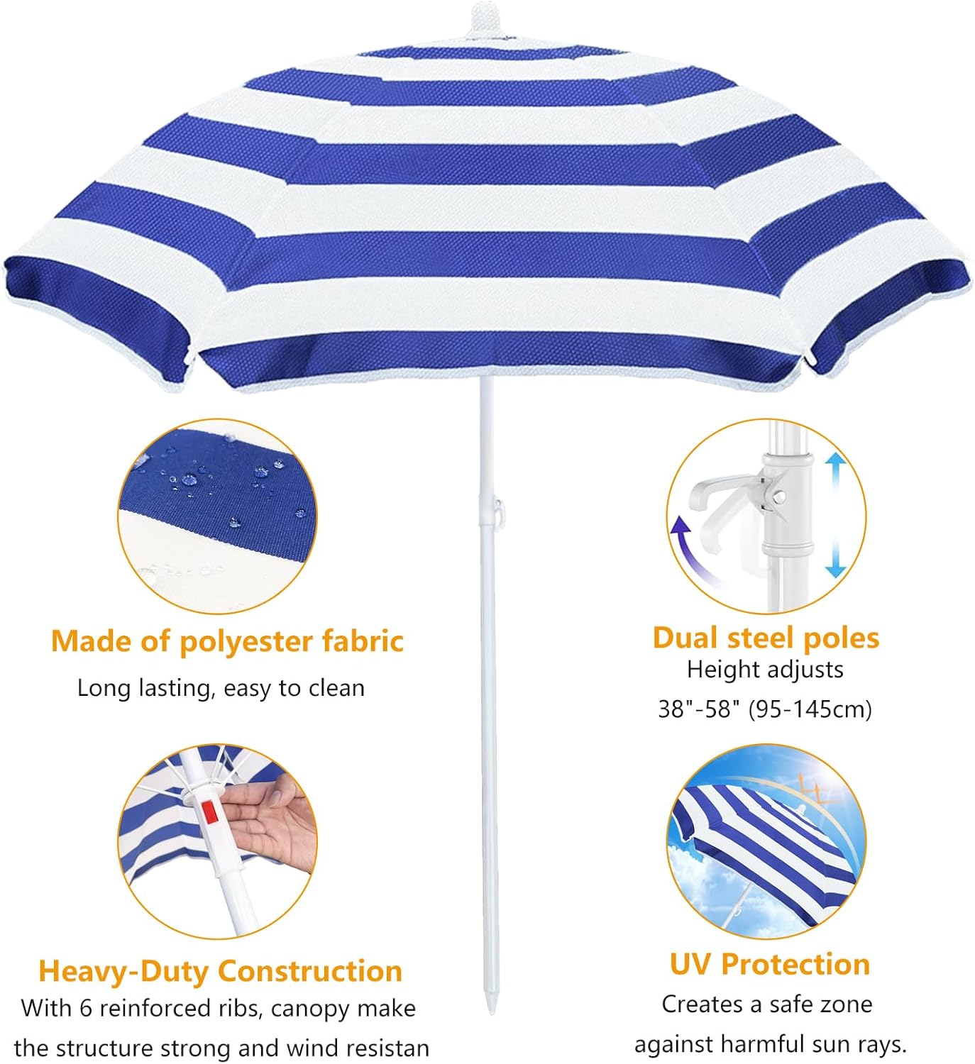 Kids Beach Umbrella for Water  - Kids Outdoor Table With Umbrella recension och pris