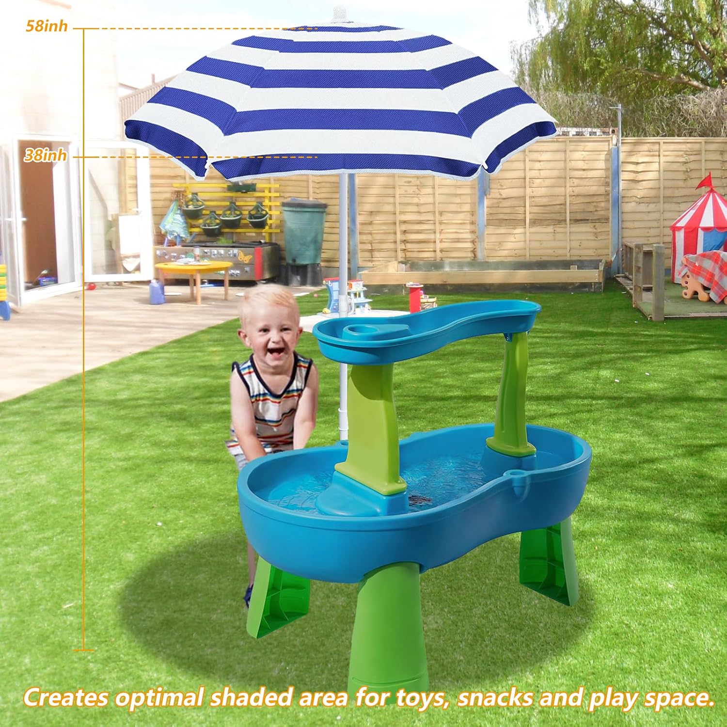 Kids Beach Umbrella for Water  - Kids Outdoor Table With Umbrella recension och pris
