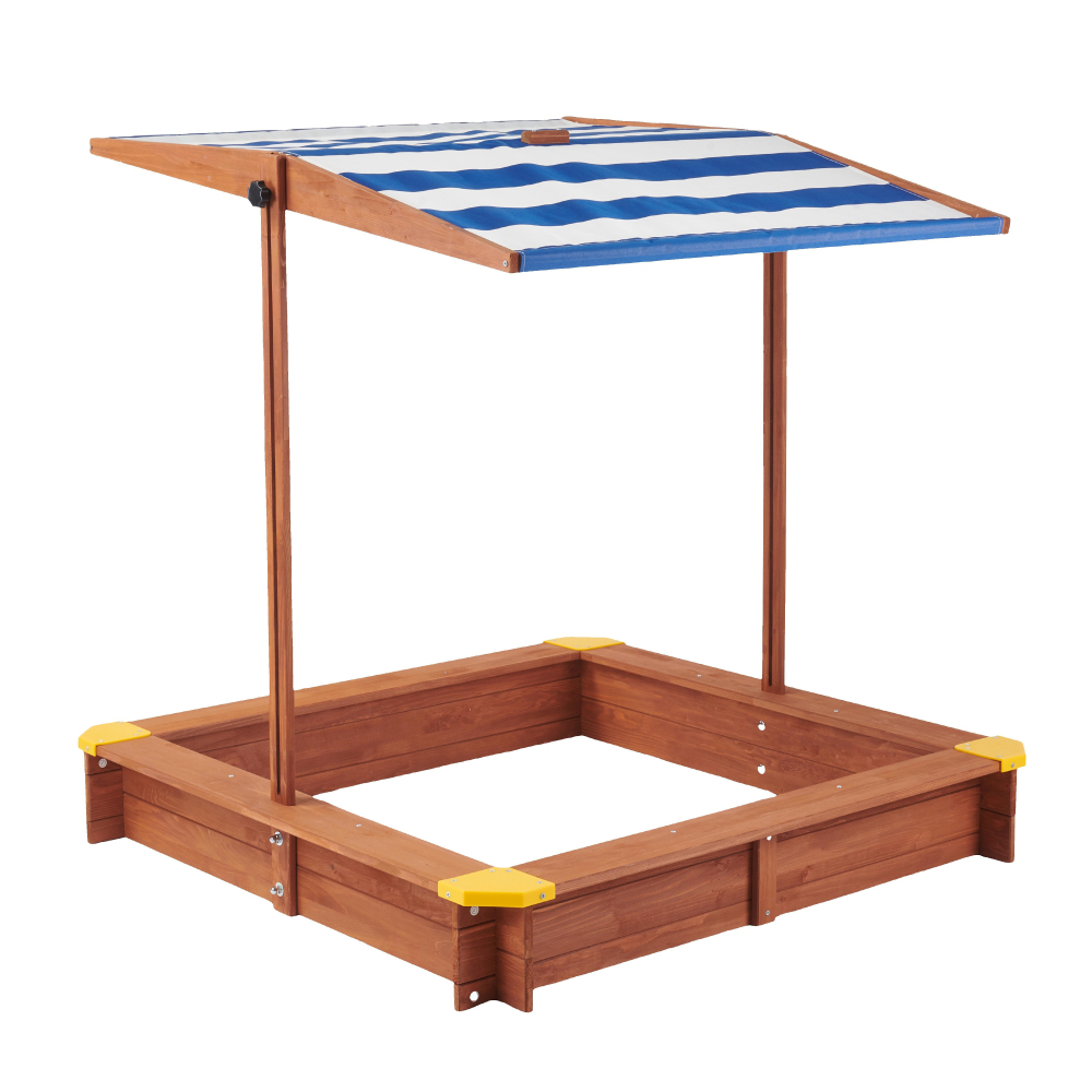 Wooden Kids Picnic Table, Sand - Kids Outdoor Table With Umbrella recension och pris