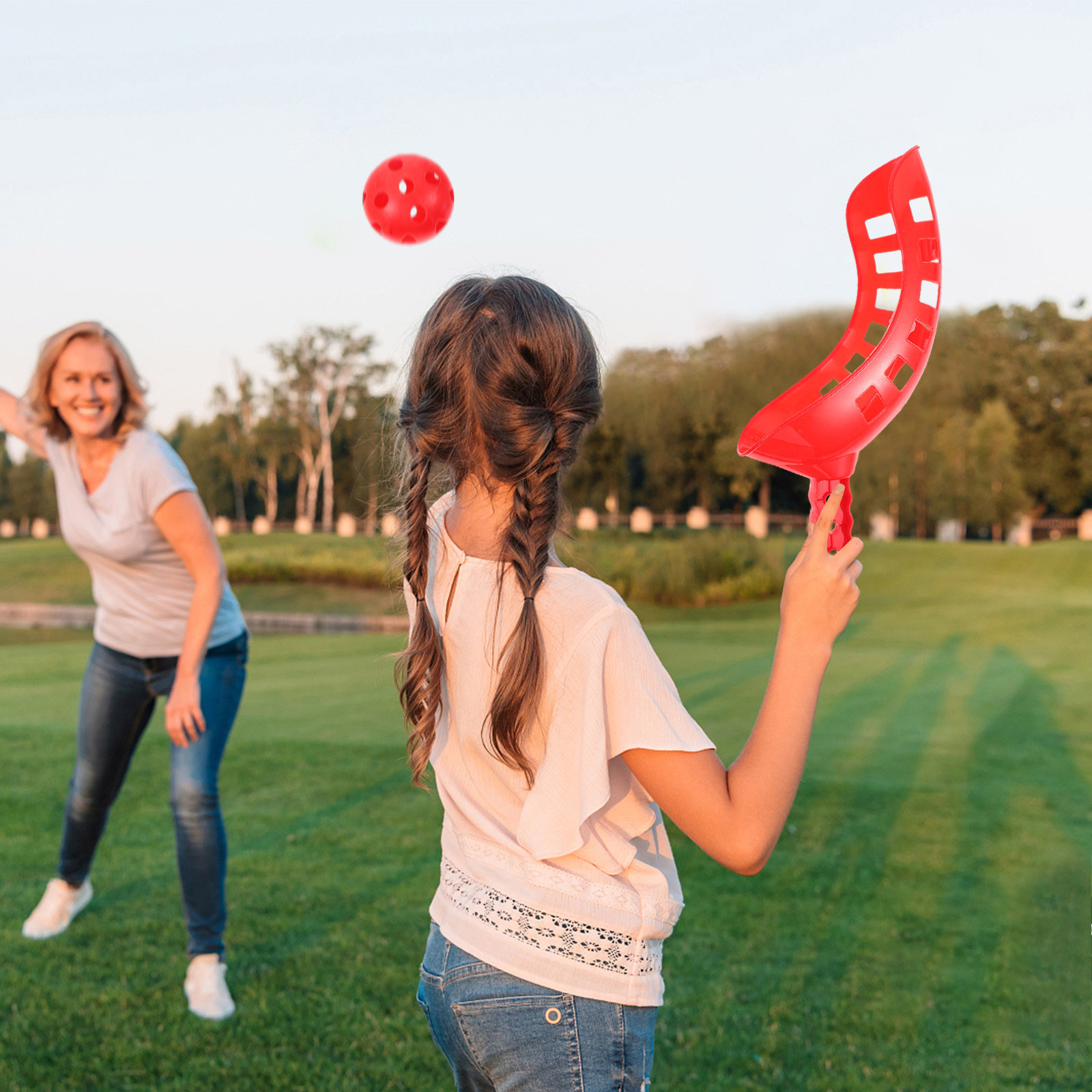 1Set Scoop Ball Catch Game Int - Kids Indoor Outdoor Games recension och pris
