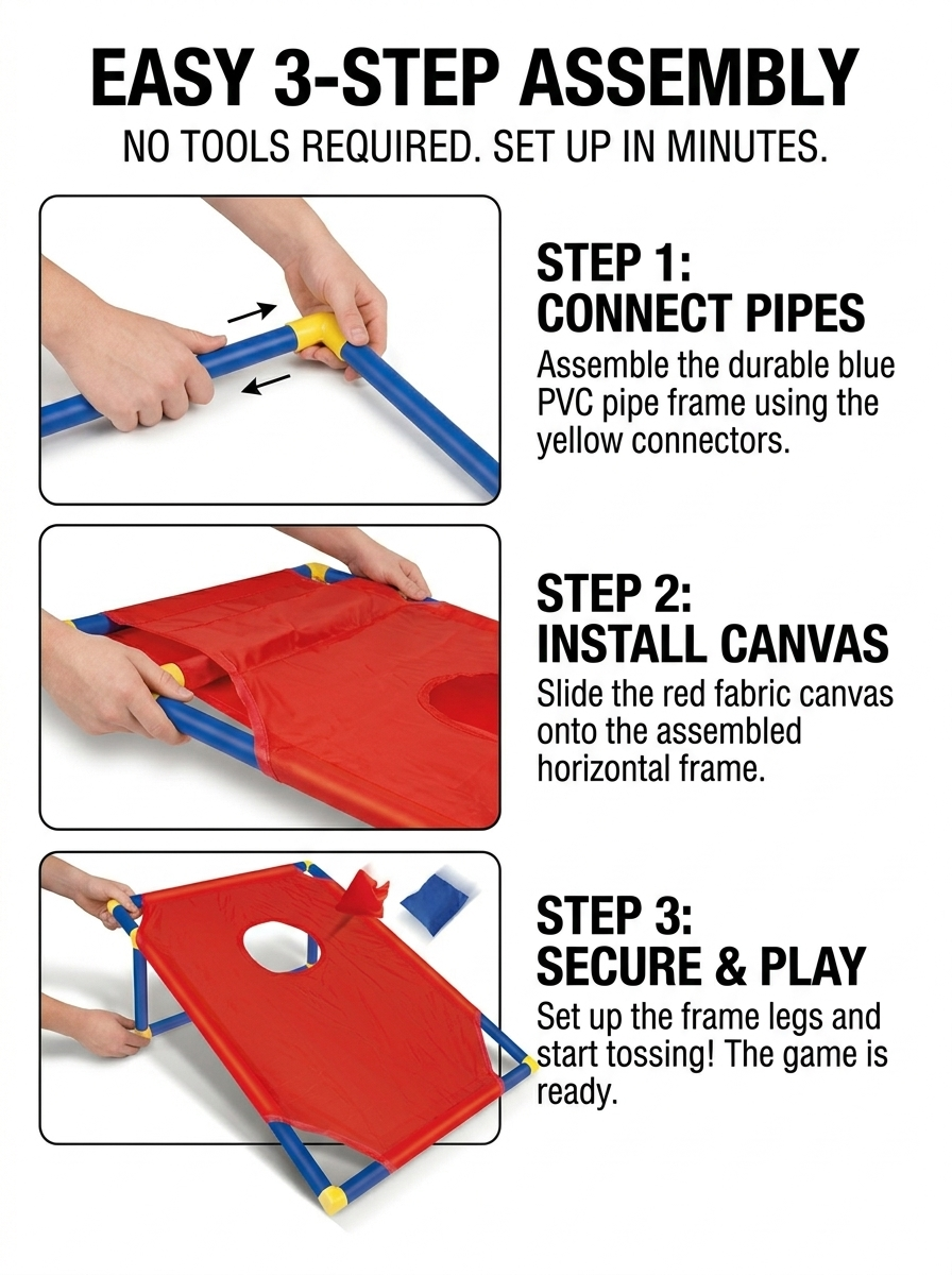 Portable Bean Bag Toss Game-In - Kids Indoor Outdoor Games recension och pris