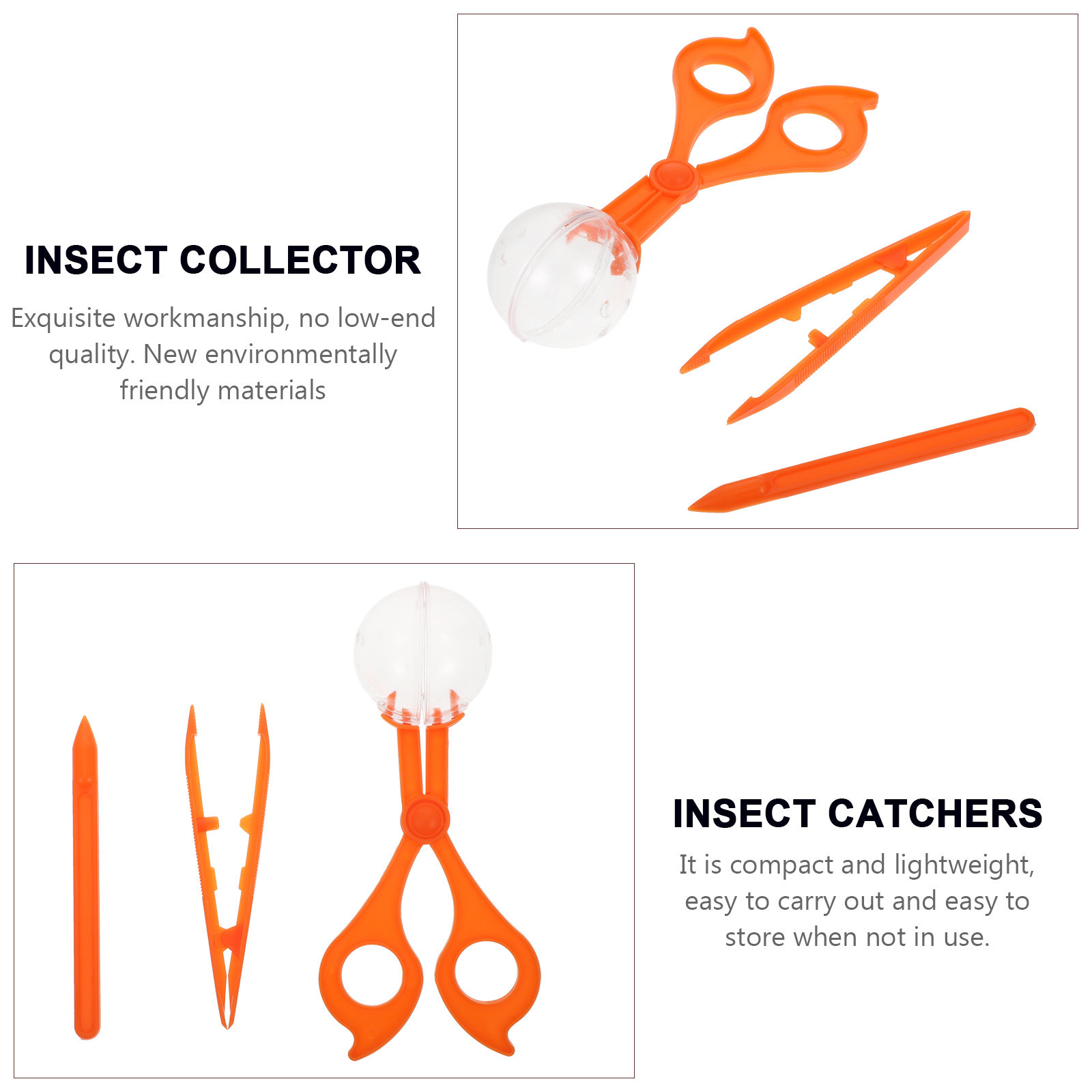 2Sets Insect Catcher Plastic O - Kids Outdoor Nature Toys recension och pris