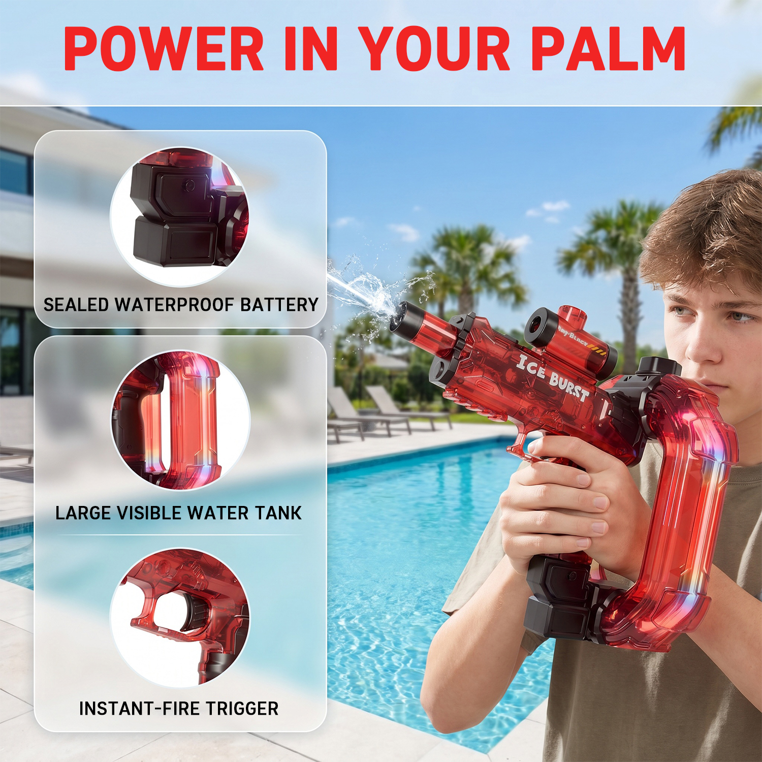 Electric Water Guns for Adults - Kids Outdoor Nature Toys recension och pris