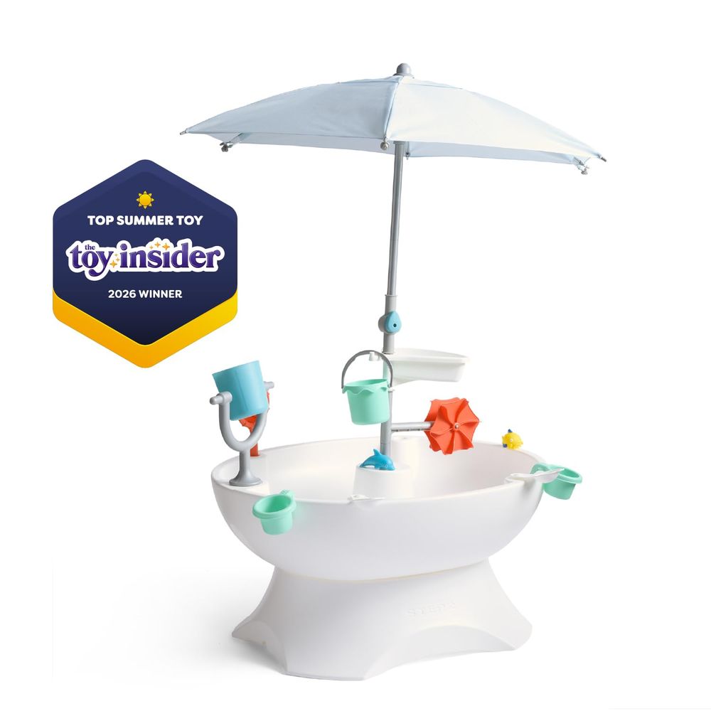Sunshine Springs Splash Water  - Kids Outdoor Table With Umbrella recension och pris
