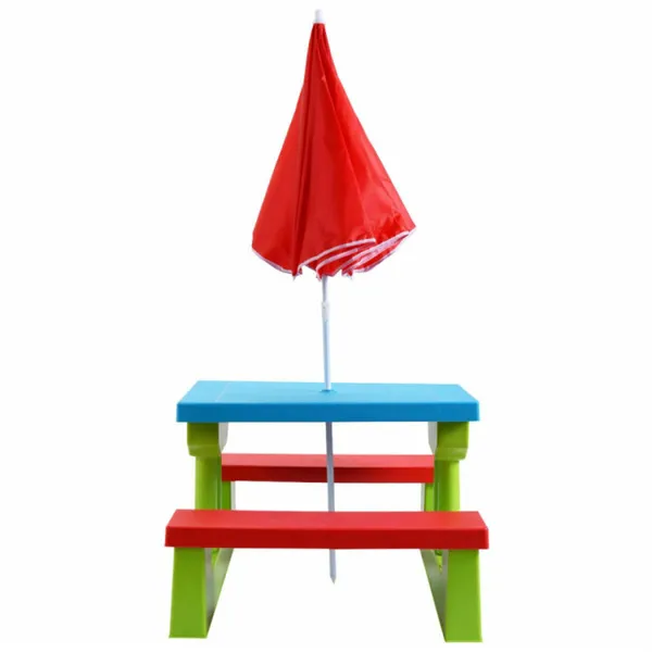 Children Outdoor Picnic Table  - Kids Outdoor Table With Umbrella recension och pris