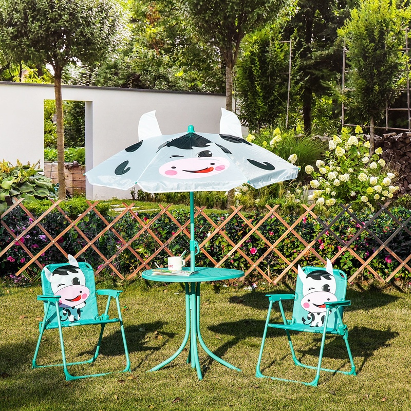 Outdoor Folding Kids Table and - Kids Outdoor Table With Umbrella recension och pris