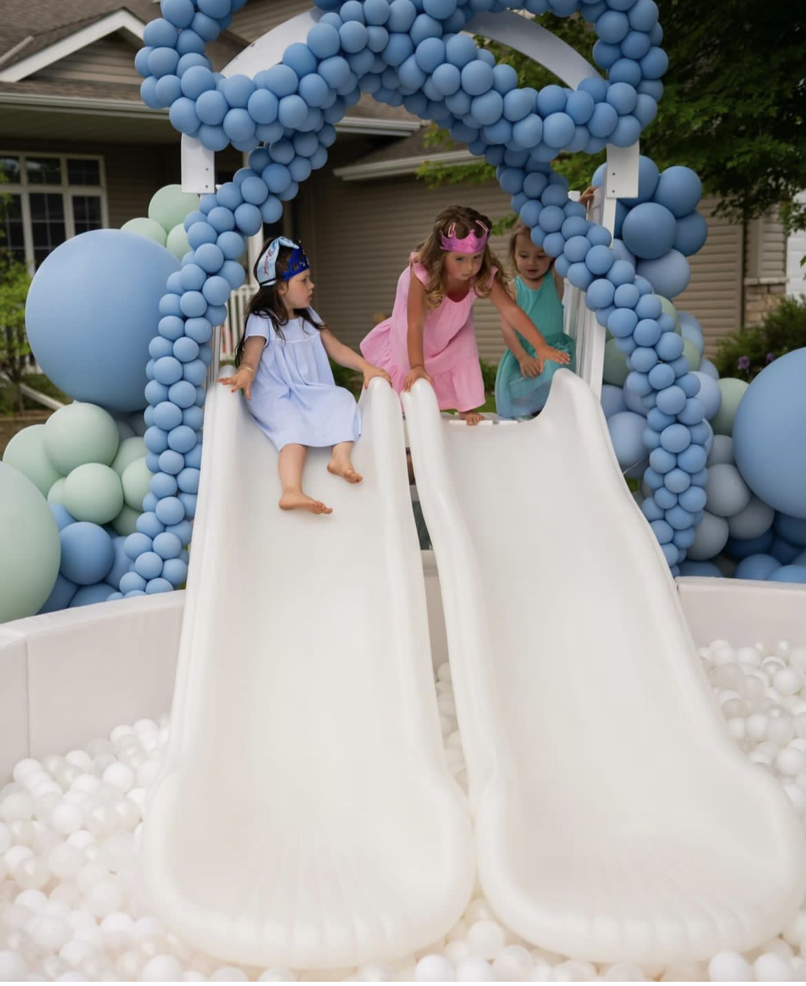 Hot Sale White Double Slide In - Kids Outdoor Slide Set recension och pris