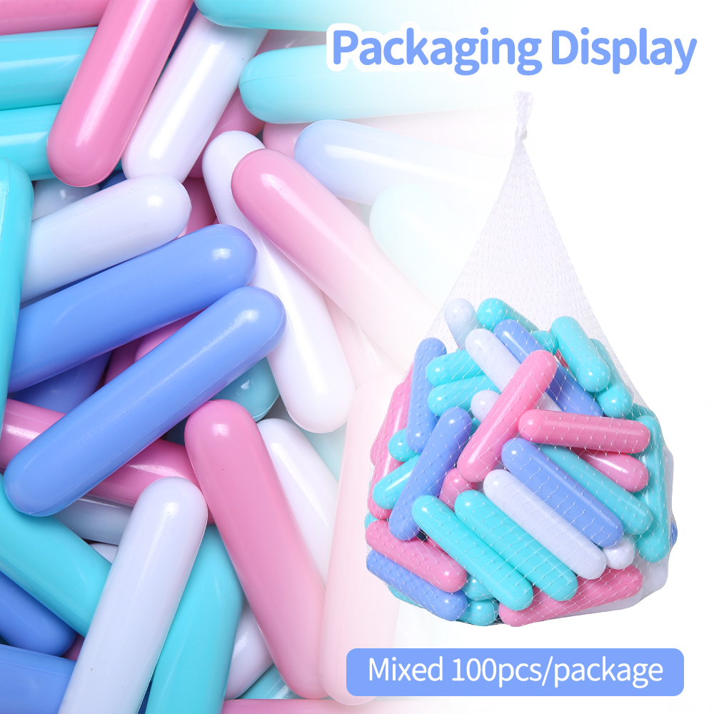 12.5CM 100Pcs Plastic Ball Pit - Kids Outdoor Teepee recension och pris